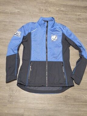 Tampa Bay Lightning Elevate Jacket Womans Sz M 25 Yrs 1992-2017 Hockwy # 91